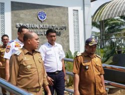 Pj. Bupati Langkat Faisal Hasrimy Ajak Masyarakat Gunakan Kereta Api