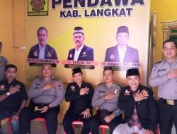 Sat Binmas Polres Langkat Sambangi Tokoh Masyarakat 