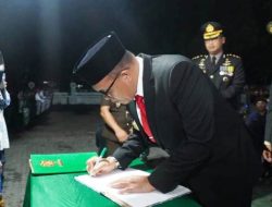 Pj. Bupati Langkat Pembina Apel Renungan Suci di TMP Berandan 