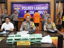 Kapolres Langkat Ungkap Tindak Pidana Narkotika 20 Kg Sabu