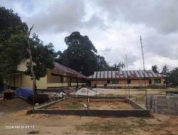 Pembangunan Rehabilitasi SDN 02 Desa Asam Besar Tanpa Plang