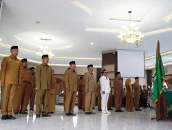 Pj. Bupati Langkat Lantik Pejabat Administrator dan Pengawas  