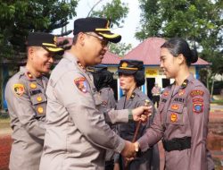 Kapolres Langkat Pimpin Apel Hari Jadi Polwan ke-76