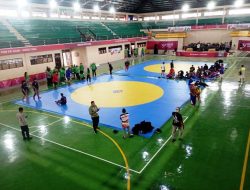 Venue Cabor Sambo PON Aceh-Sumut XXI  Tidak Becek 