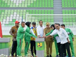 Resmikan Stadion Utama Sumut, Jokowi : Pengalaman Setelah PON Tidak Terawat