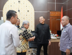 KI Sumut Vistitasi dan Monitoring Dinas Kominfo Langkat