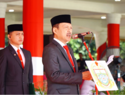 Sekda Provsu Pimpin Upacara di Alun-Alun Tengku Amir Hamzah