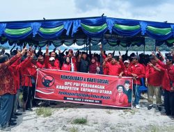 Hasan Basri Sagala Kunjungi Muara, Warga Sambut Meriah
