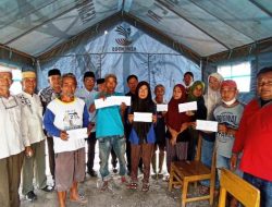 Korban Kebakaran Nagari Tikalak, Dapat Bantuan Baznas Kab.Solok