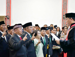 Anggota DPRD Kabupaten Samosir Masa Jabatan 2024-2029 Dilantik 