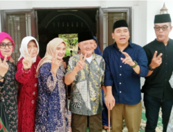 Mantan Kades Mobilisasi Massa Dukung Pasangan Cagubsu Nomor 2