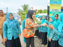 Pj Ketua TP PKK Langkat Evaluasi Calon Desa Percontohan 2024  