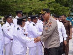 Kapolres Langkat Hadiri Pengukuhan Penambahan Masa Jabatan Kades