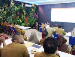 Pj. Bupati Langkat  Gelar Rapat Evaluasi MCP Bersama KPK