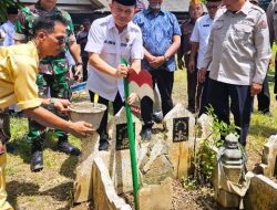 Tugu Juang 45 di Desa Secanggang Diresmikan