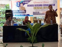 Diskusi Paslon 02 dan Kojar JITU Bahas Kesejahteraan dan Kualitas Wartawan