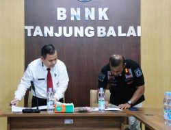 Kalapas TBA Silaturahmi ke BNNK Tanjungbalai