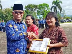 Peringatan HUT KORPRI, Bupati Toba Ajak ASN Berinovasi