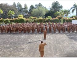 Wabup Toba. Minta ASN Pemkab Toba Tunjukkan Kinerja dan Kebersamaan  
