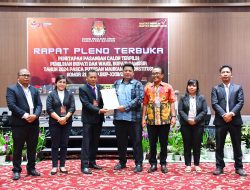 KPU Tetapkan Vandiko dan Ariston Bupati dan Wakil Bupati Samosir Terpilih
