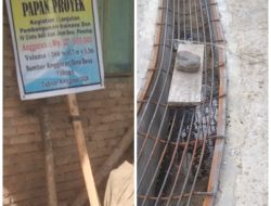 Proyek Drainase Desa Selamat Kec. Birubiru Rusak Sebelum Diresmikan
