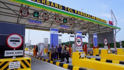 Kapolres Langkat Cek Tol Pangkalan Berandan dan Pos Yan 