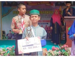 Sambil Menggendong Lengan , Said Al Fathan Semangat Raih Prestasi