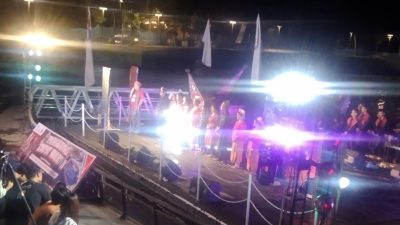 Menara Pandang Tele dan Air Mancur Menari Waterfront City Wisata Favorit