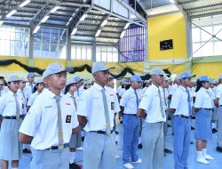 Wabup Pimpin Upacara Seleksi Paskibraka 2025 Kabupaten Samosir
