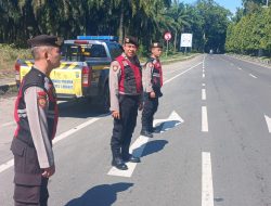 Sat Samapta Polres Langkat Patroli Jaga Situasi Kamtibmas