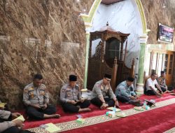 Polres Langkat Dzikir Bersama di Masjid Darussalam