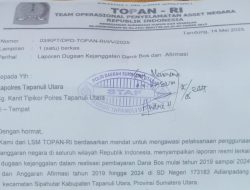 LSM TOPAN RI Laporkan Kepala SDN Adianpadang Sipahutar ke Polres