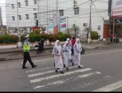 Strong Point Satlantas Polres Langkat Untuk Kelancaran Lalu Lintas