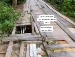Jembatan Berlobang Desa Silat Seakan Pembiaran  