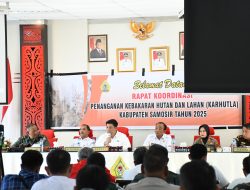 Pemkab Samosir Gelar Rakor Penanganan Karhutla 