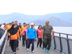 Senam Bersama Forkopimda, OPD dan Instansi Sambut Hari Bhayangkara ke-79