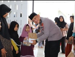 Kapolres Langkat Santuni Anak Yatim, Wujud Kepedulian Polri untuk Masyarakat