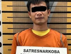 Satresnarkoba Polres Tebing Tinggi Ciduk Pengedar Sabu di Desa Naga Kesiangan