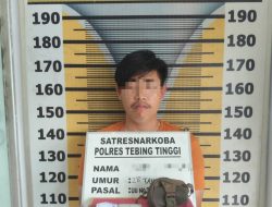 Tangkap Pengedar Sabu, Satresnarkoba Polres Tebing Tinggi Sita 10 Bungkus Sabu