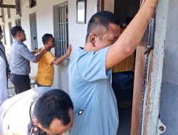 Lapas Tebing Tinggi Razia Kamar Hunian WBP Ciptakan Situasi Kondusif