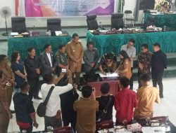 DPRD Dan Bupati Toba Sepakat Rancangan Perda 2024