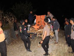 Sat Reskrim Polres Samosir Lakukan Olah TKP Penemuan Mayat Wanita 