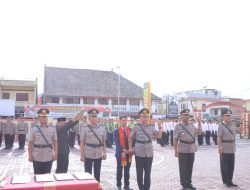 Serah Terima Jabatan Kabag Ops, Kabag SDM, Kasat Pam Obvit, dan Kapolsek Palipi Polres Samosir