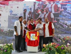 Wagubsu Dan Menkes Groundbreaking RSUD Pratama Nias Barat