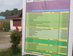 Kantor Desa Sekecamatan Siborongborong Belum Pasang Baliho Info Grafis APBDes 2025 