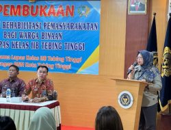 Sinergi Untuk Pemulihan, Lapas Tebing Tingi Gelar Rehabilitasi Bersama BNN