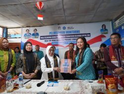 TP PKK Sumut Monitor Desa Lumbanpea Timur sebagai Desa Usaha Peningkatan Pendapatan Keluarga