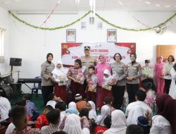 Polres Langkat Bhakti Sosial di SLB Negeri Rayakan HUT Polwan ke-77  