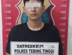 Sat Reskrim Polres Tebing Tinggi Amankan Pelaku Kekerasan Seksual 