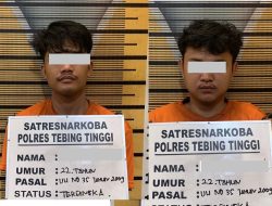 Dua Pemuda Kedapatan Bawa Sabu Diringkus Satresnarkoba 
